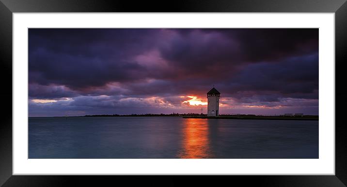 light in the darkness Framed Mounted Print by mark pettican