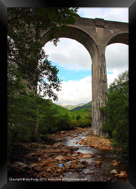 Glenfinnan viaduct Framed Print by Ian Purdy