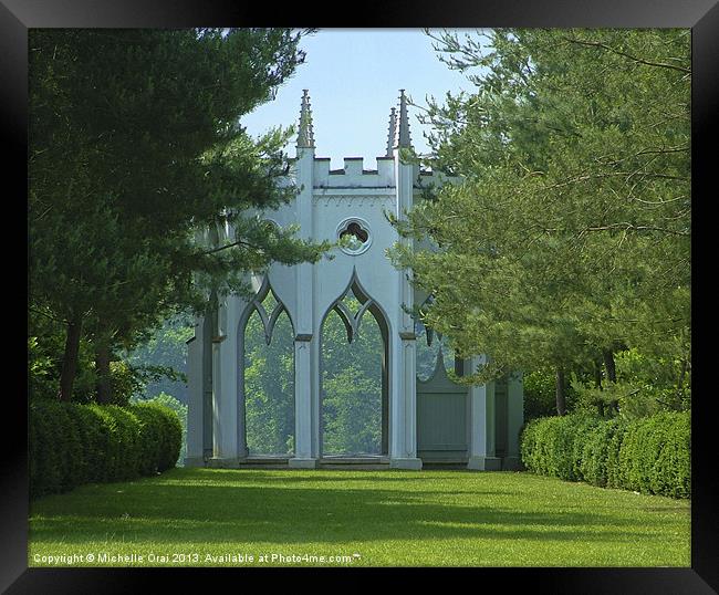 Painshill Park Folly Framed Print by Michelle Orai