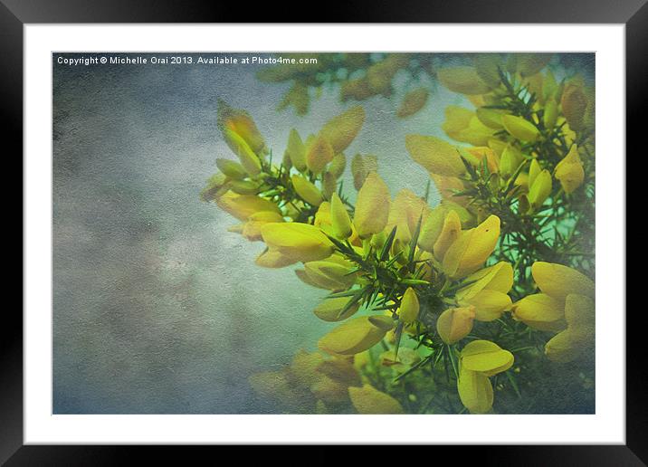 Spring Colour Framed Mounted Print by Michelle Orai