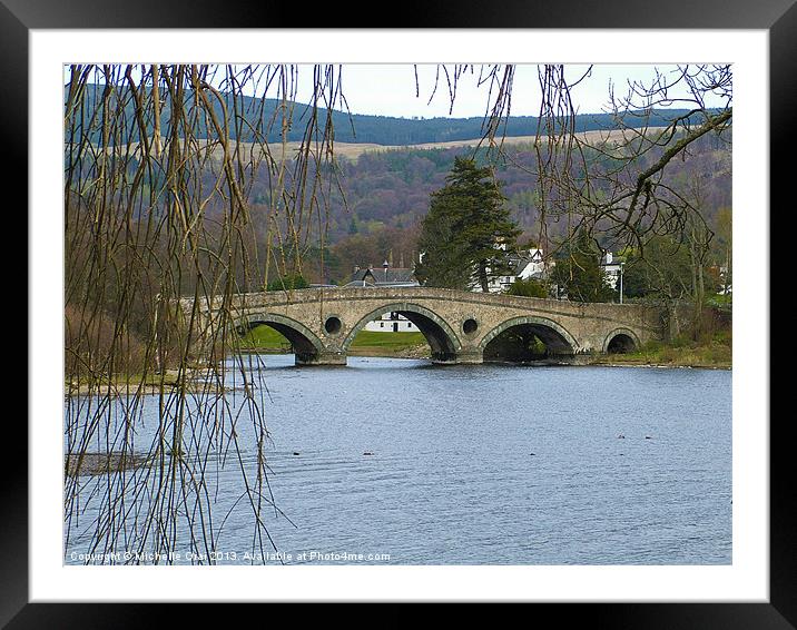 Bridge over the River Tay Framed Mounted Print by Michelle Orai