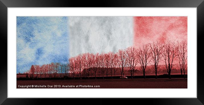 Memories of France Framed Mounted Print by Michelle Orai
