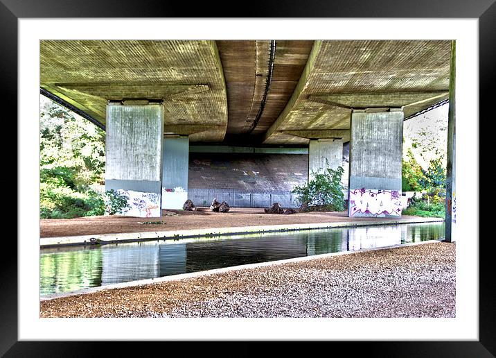 Under the M25 (2) Framed Mounted Print by Michelle Orai