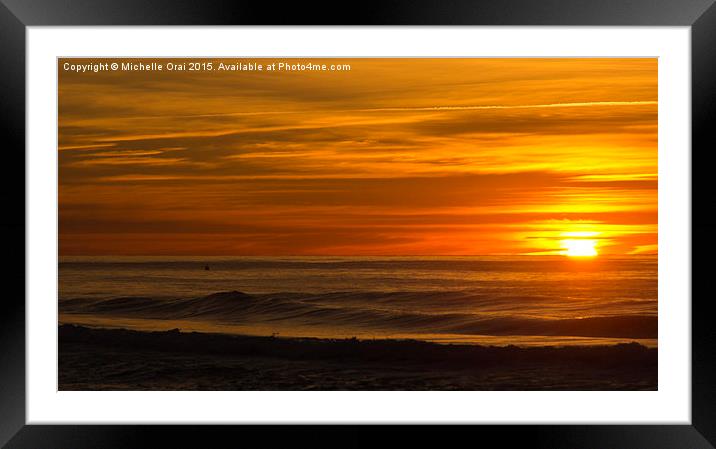 Spanish Sunrise Framed Mounted Print by Michelle Orai