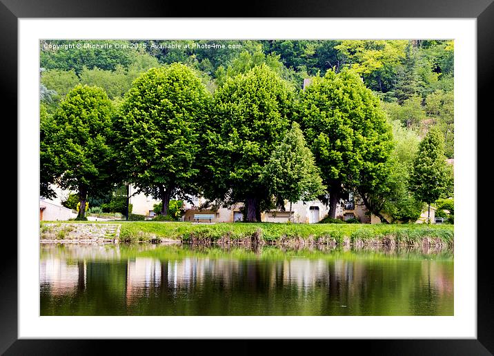 Peaceful Dordogne  Framed Mounted Print by Michelle Orai