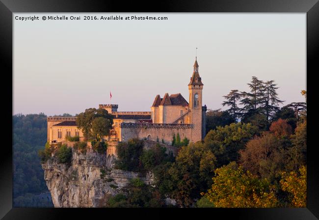 Rocamadour, France Framed Print by Michelle Orai