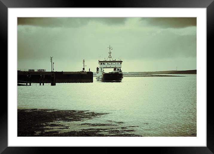 Hoy Head Ferry Framed Mounted Print by Cameron scott