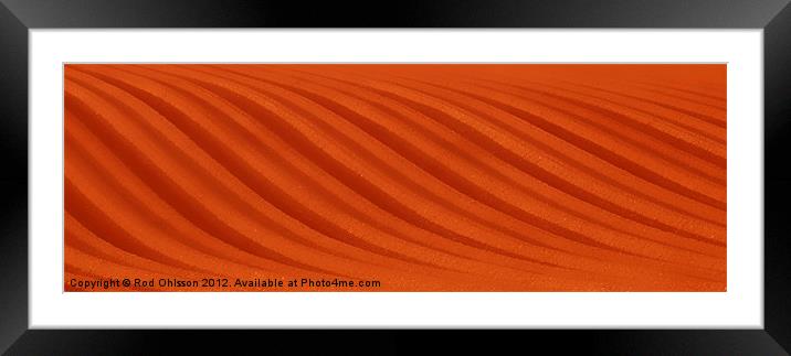 Earthwave Framed Mounted Print by Rod Ohlsson