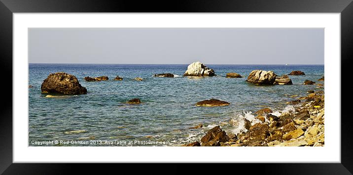 AG Seascape 1 Framed Mounted Print by Rod Ohlsson