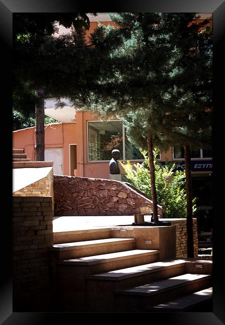 Step into the light Framed Print by Rod Ohlsson