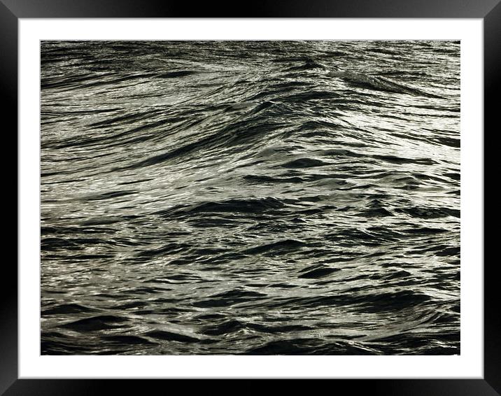 Meniscus mono Framed Mounted Print by Rod Ohlsson