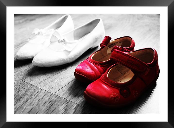 Shoes Framed Mounted Print by Loren Robbins