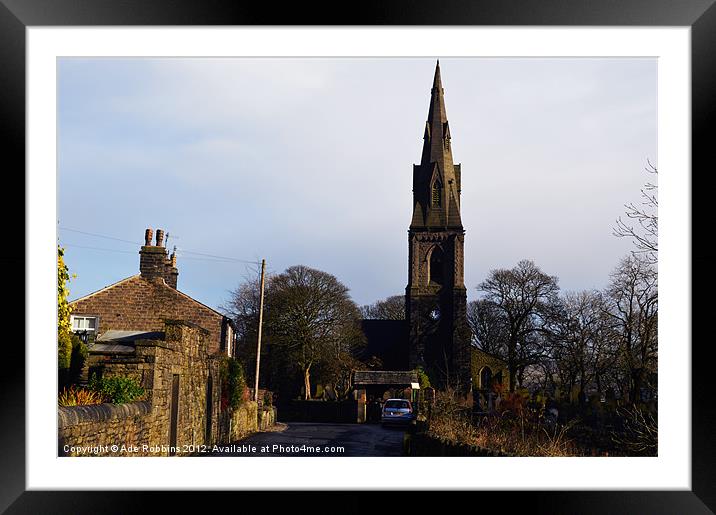 Church On The Rake Framed Mounted Print by Ade Robbins