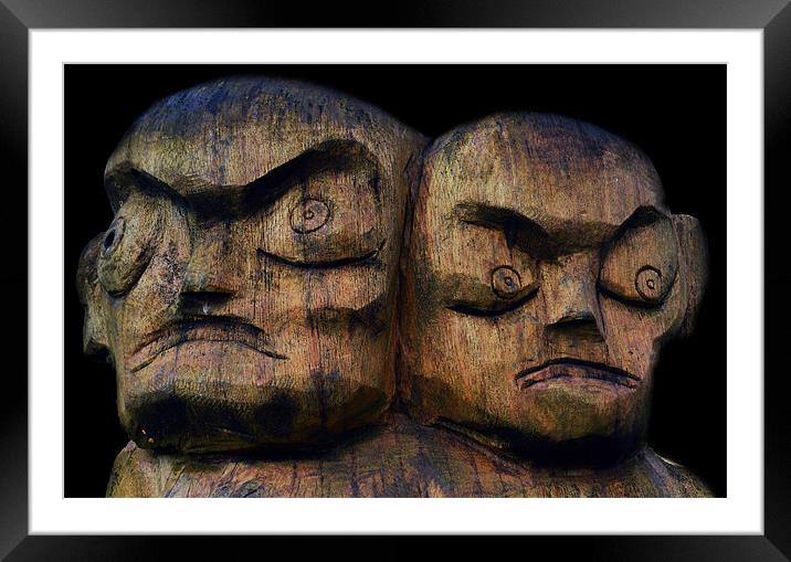 Trolls! Framed Mounted Print by Ade Robbins