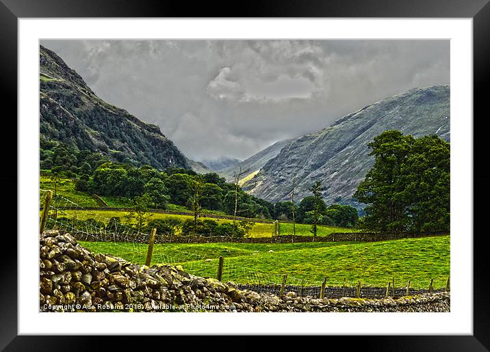 Ennerdale The Lakes Framed Mounted Print by Ade Robbins