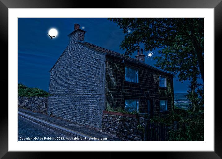 Abandoned Cottage Framed Mounted Print by Ade Robbins