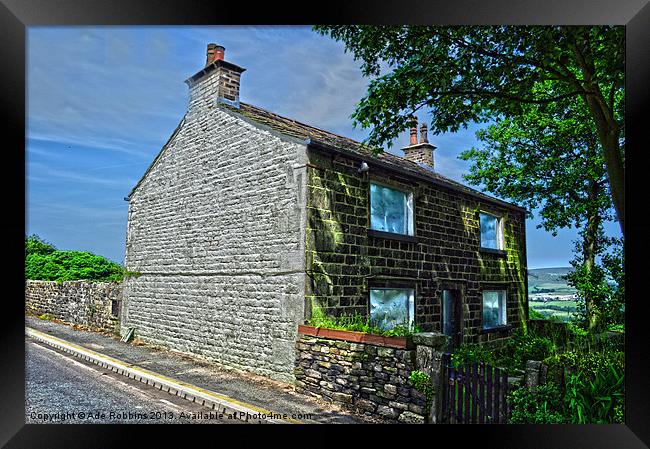 Original Abandoned Cottage Framed Print by Ade Robbins