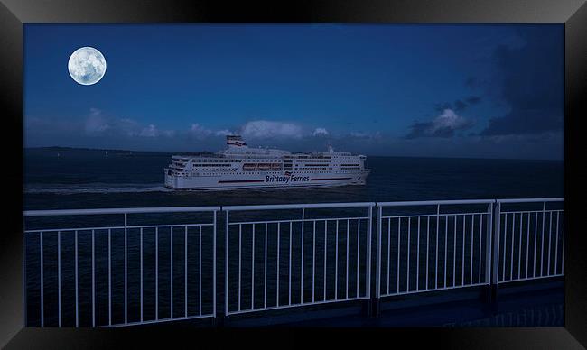 Welcome To Roscoff Framed Print by Ade Robbins