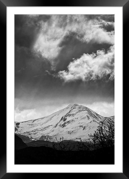 Cold Breath of the White Dragon Framed Mounted Print by Oriel Forest