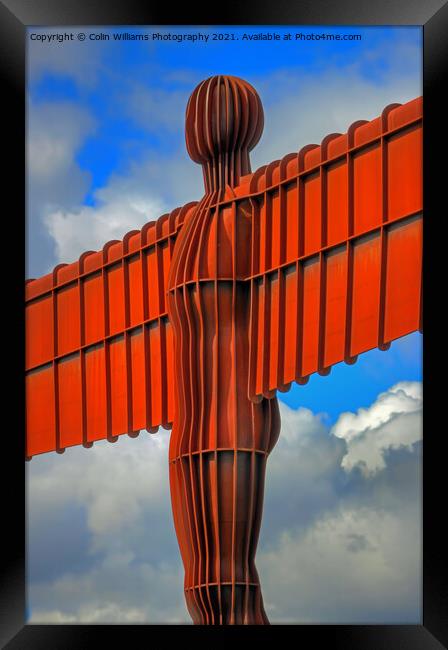 The Angel of the North 9 Framed Print by Colin Williams Photography