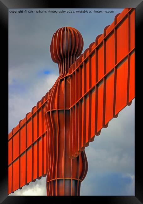 The Angel of the North 10 Framed Print by Colin Williams Photography