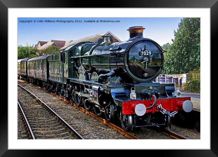 GWR 7029 Clun Castle 1 Framed Mounted Print by Colin Williams Photography