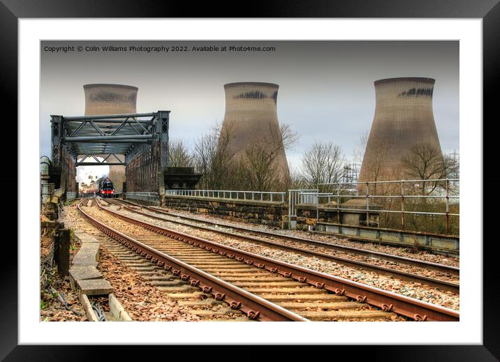 46100 Royal Scot At Ferrybridge Power Station 1 Framed Mounted Print by Colin Williams Photography