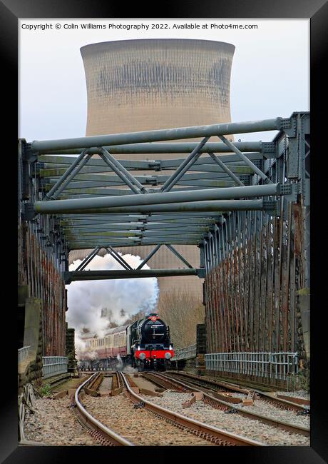 46100 Royal Scot At Ferrybridge Power Station 3 Framed Print by Colin Williams Photography