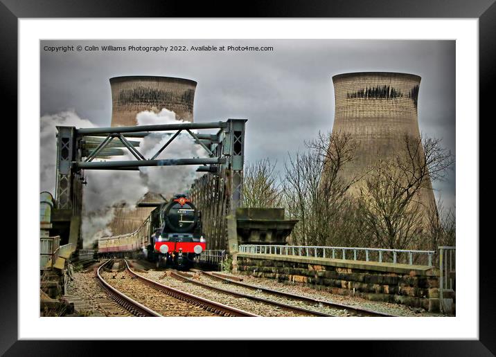 46100 Royal Scot At Ferrybridge Power Station 4 Framed Mounted Print by Colin Williams Photography