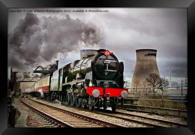 46100 Royal Scot At Ferrybridge Power Station 5 Framed Print by Colin Williams Photography