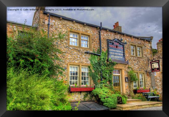 The Woolpack  Emmerdale Film Set Framed Print by Colin Williams Photography