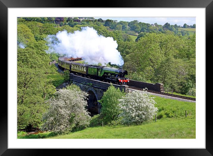 Flying Scotsman 60103 Centenary KWVR - 2 Framed Mounted Print by Colin Williams Photography