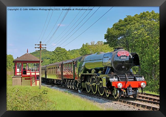 Flying Scotsman 60103 Centenary KWVR - 10 Framed Print by Colin Williams Photography