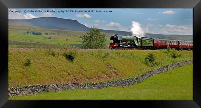Flying Scotsman 60103 -Settle to Carlisle Line - 1 Framed Print by Colin Williams Photography