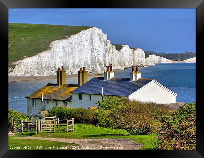 The Seven Sisters Framed Print by Colin Williams Photography