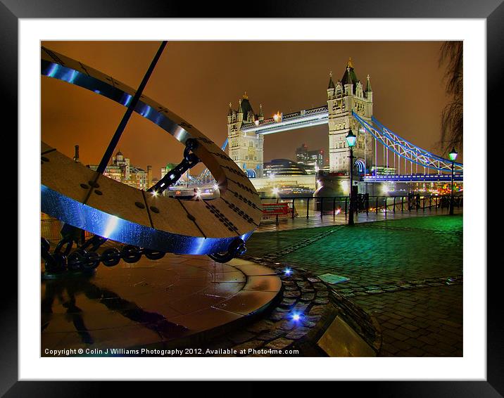 London Time Framed Mounted Print by Colin Williams Photography