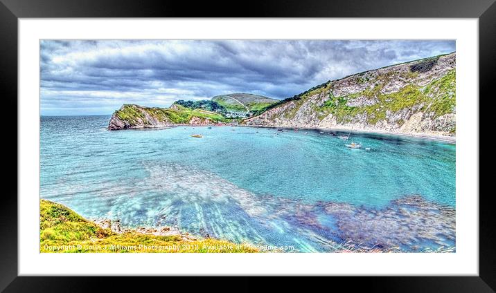 Lulworth Cove Framed Mounted Print by Colin Williams Photography