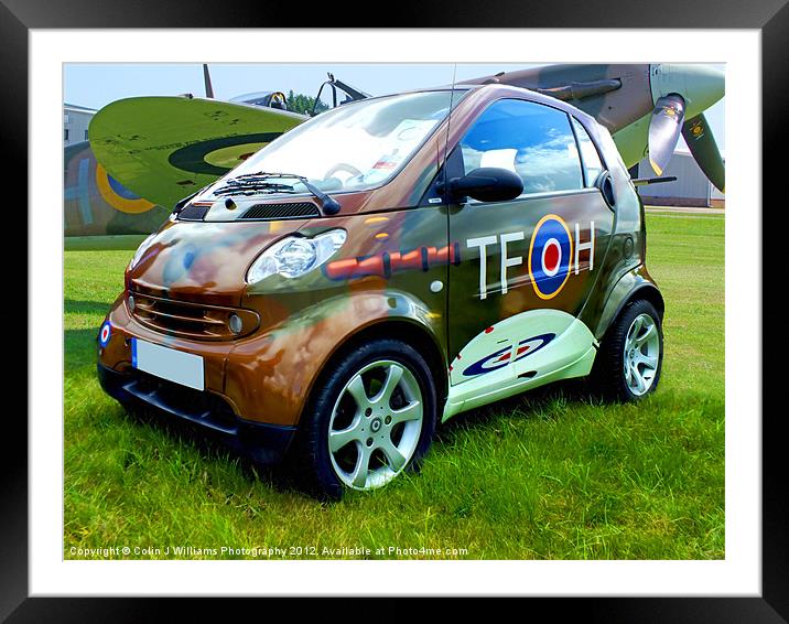 MY Other Car Is A Spitfire Framed Mounted Print by Colin Williams Photography