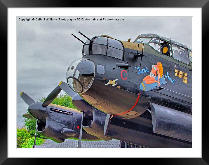 Lancaster - Just Jane Framed Mounted Print by Colin Williams Photography