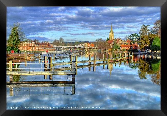 Good Morning Marlow Framed Print by Colin Williams Photography