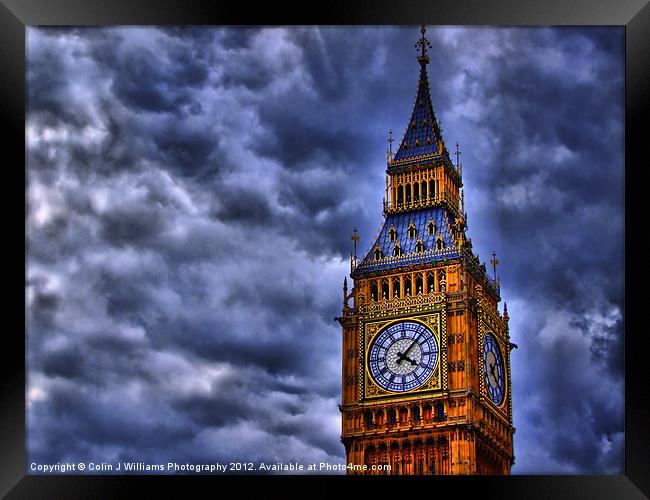 Big Ben London Framed Print by Colin Williams Photography