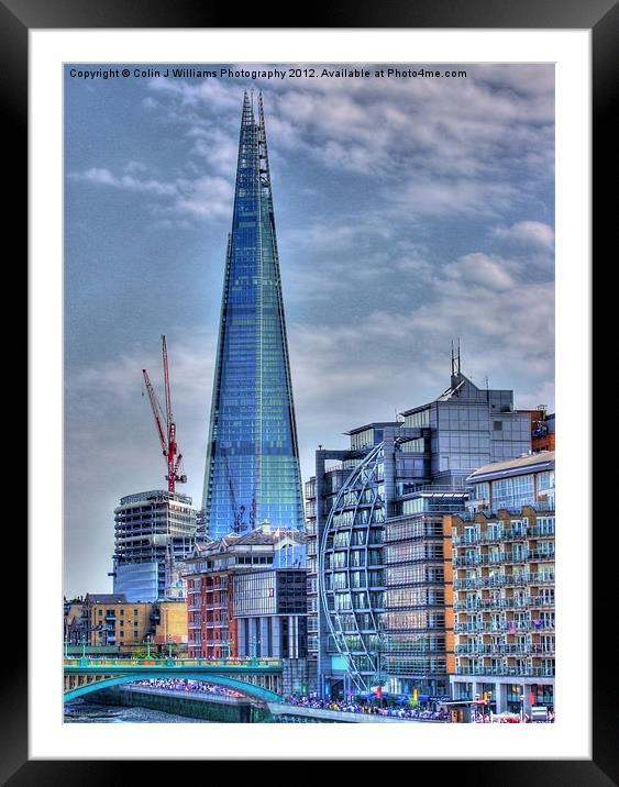 The New London Skyline Framed Mounted Print by Colin Williams Photography