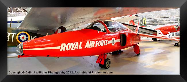 Red 3 Cosford Framed Print by Colin Williams Photography
