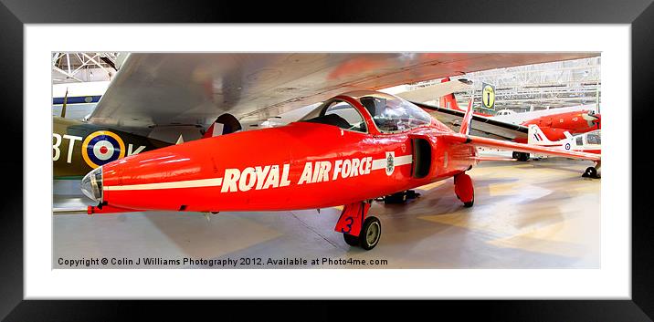 Red 3 Cosford Framed Mounted Print by Colin Williams Photography