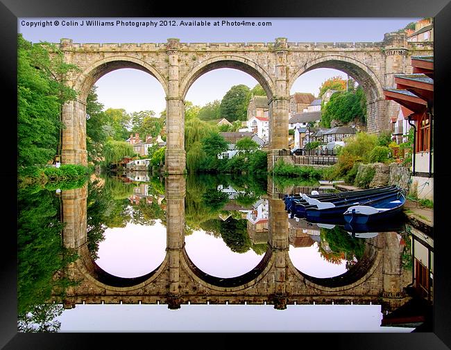 Knaresborough Reflections Framed Print by Colin Williams Photography