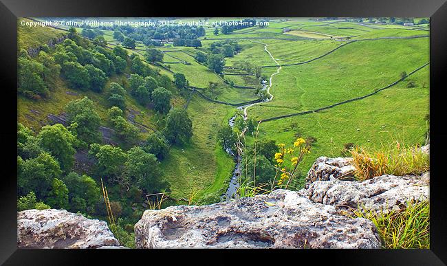 The Path To Malham Cove Framed Print by Colin Williams Photography