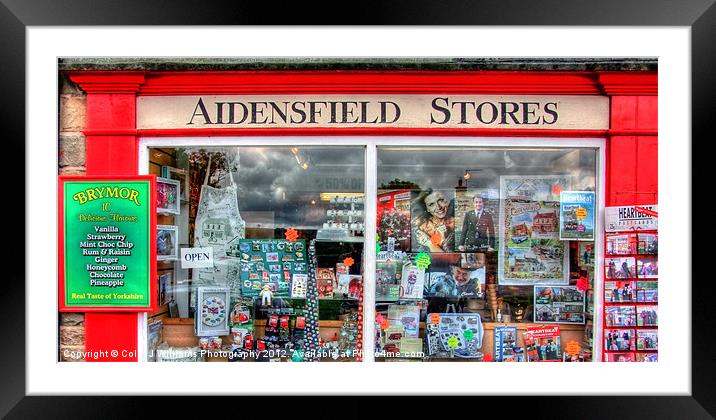 Aidensfield Stores Goathland Framed Mounted Print by Colin Williams Photography