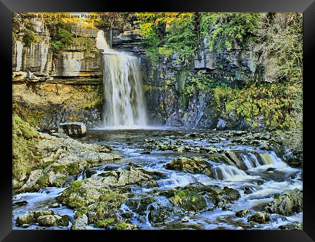 Thornton Force Ingleton Framed Print by Colin Williams Photography