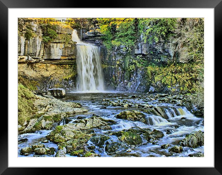 Thornton Force Ingleton Framed Mounted Print by Colin Williams Photography
