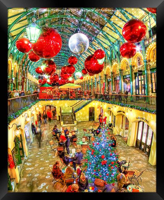 A Festive Covent Garden Framed Print by Colin Williams Photography